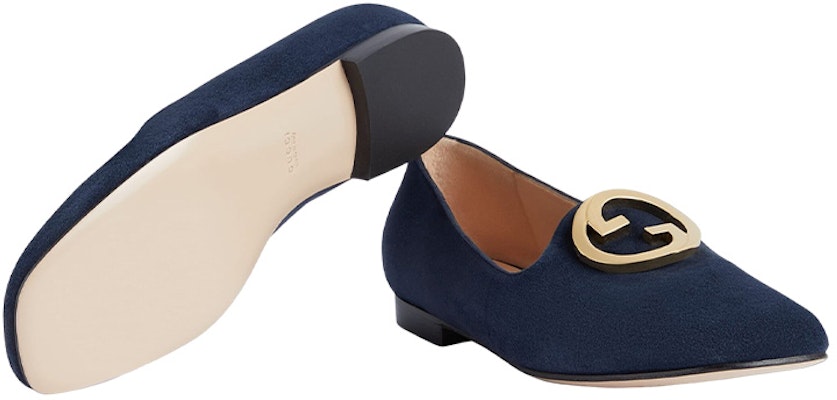 (Women) Gucci Blonde Slip-On 'Blue Velvet' Purchase (Women) Gucci Blonde Slip-On 'Blue Velvet'