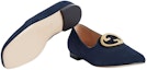Purchase (Women) Gucci Blonde Slip-On 'Blue Velvet'