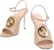 (W) Gucci Blondie 'Sandal Beige Terbuka' dengan Gesper 723392-C9D00-9511