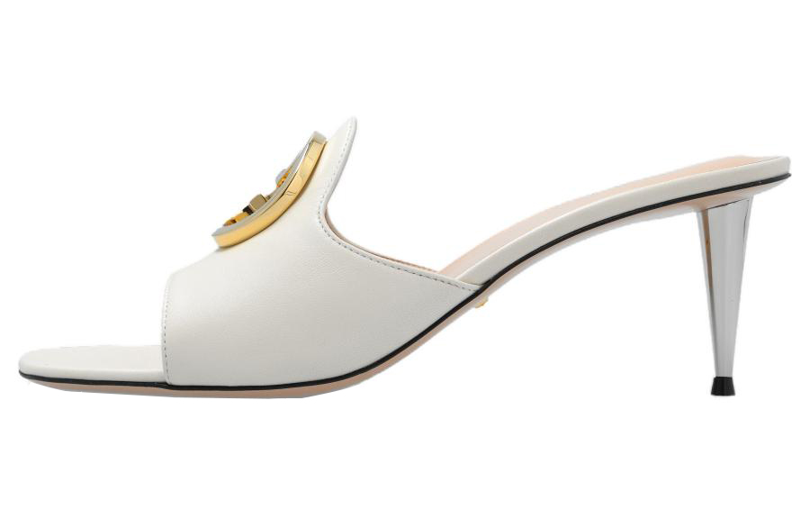 (Women) Gucci Blondie 'Beige Peep-Toe' 723391-C9D00-9022