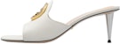 (W) Gucci Blondie 'Beige Peep-Toe' kasut wanita 723391-C9D00-9022