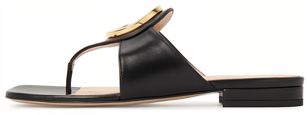 (Women) Gucci Blondie 'Black Thong Sandal' 739048-C9D00-1000 Buy (Women) Gucci Blondie 'Black Thong Sandal' 739048-C9D00-1000
