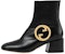 (W) Boot Tumit Gucci Blondie 'Kulit Hitam' 700016-C9D00-1000