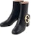 (W) Boot Tumit Gucci Blondie 'Kulit Hitam' 700016-C9D00-1000