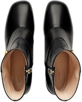 GUCCI 古馳 Blondie 時尚皮革短靴 女款 黑色 Shop GUCCI 古馳 Blondie 時尚皮革短靴 女款 黑色