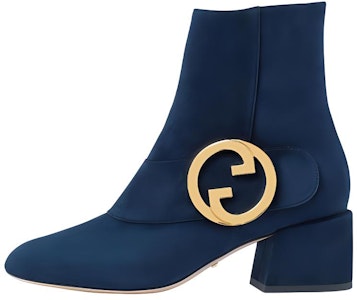 (W) グッチ ブロンディ アンクルブーツ (ダークブルーベルベット) ?700016-C6G00-4552 Buy (W) グッチ ブロンディ アンクルブーツ (ダークブルーベルベット) ?700016-C6G00-4552