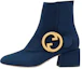 Buy (Women) Gucci Blondie Ankle Boot 'Dark Blue Velvet'