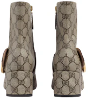 Details for (Women) Gucci Blondie Ankle Boot 'GG Canvas - Beige' 701706-9I650-9769