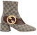 (W) Gucci Blondie But Ankle Beige Kanvas GG 701706-9I650-9769