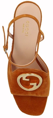 (W) Sandal Gucci Blondie GG (85mm) Coklat 723396-C6G00-8351 Order (W) Sandal Gucci Blondie GG (85mm) Coklat 723396-C6G00-8351