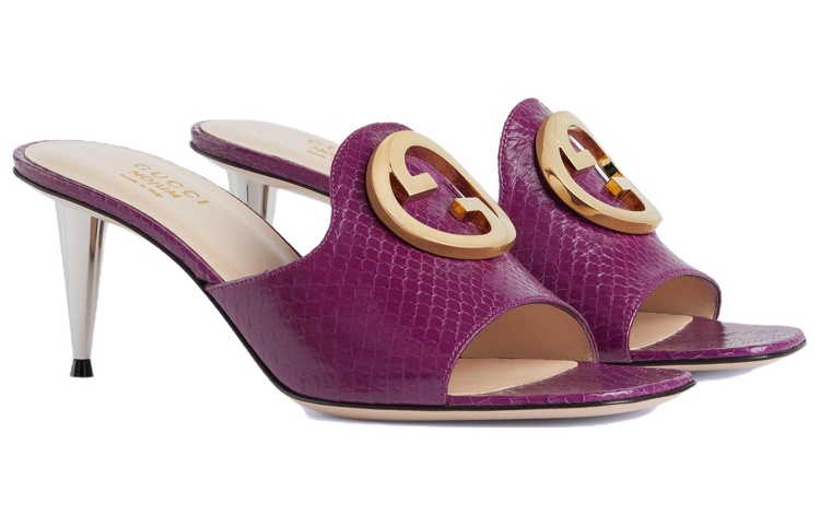 Order (W) (女性用) グッチ ブロンディ ヒールサンダル 'パープル' 730995-LJM00-5511 730995-LJM00-5511