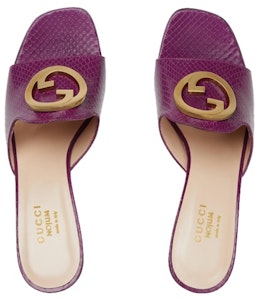 (W) Sandal Tumit Gucci Blondie 'Ungu' 730995-LJM00-5511 Lookbook (W) Sandal Tumit Gucci Blondie 'Ungu' 730995-LJM00-5511