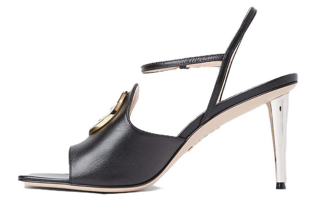 (Women) Gucci Blondie Leather Sandal 'Black Buckle' 723396-C9D00-1000