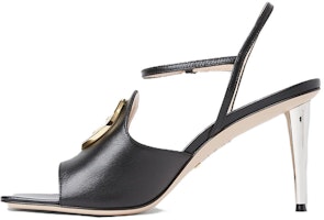 (Women) Gucci Blondie Leather Sandal 'Black Buckle' 723396-C9D00-1000 (Women) Gucci Blondie Leather Sandal 'Black Buckle' 723396-C9D00-1000