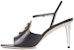 (W) Sandal Kulit Gucci Blondie 'Tali Pinggang Hitam' 723396-C9D00-1000