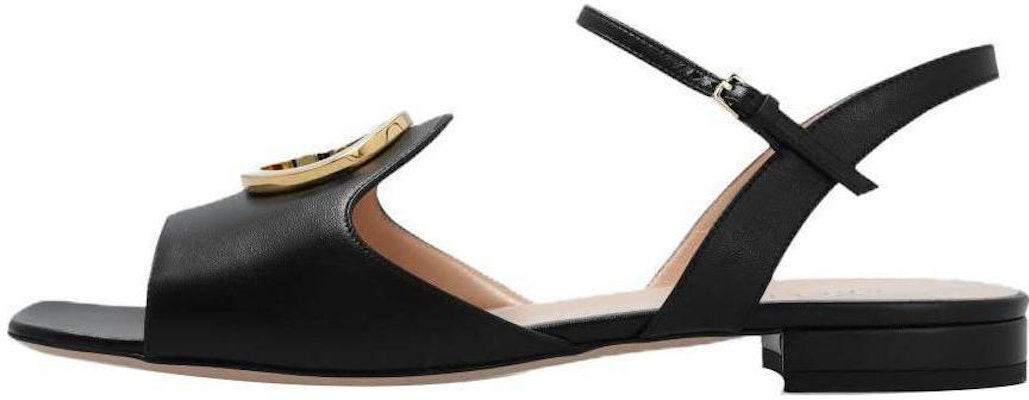 (Women) Gucci Blondie Leather Sandal 'Black Buckle' 729957-C9D00-1000 Buy (Women) Gucci Blondie Leather Sandal 'Black Buckle' 729957-C9D00-1000