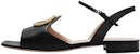 (W) Sandal Kulit Gucci Blondie 'Black Buckle' 729957-C9D00-1000