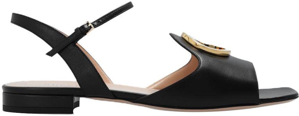 (Women) Gucci Blondie Leather Sandal 'Black Buckle' 729957-C9D00-1000 Order (Women) Gucci Blondie Leather Sandal 'Black Buckle' 729957-C9D00-1000