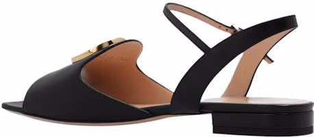 Lookbook (W) Gucci Blondie Ledersandale ''Schwarze Schnalle'' 729957-C9D00-1000
