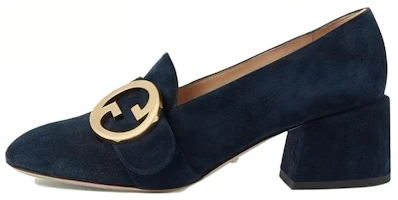 (Women) Gucci Blondie Loafer 'Black Velvet' 700053-C6G00-4552 (Women) Gucci Blondie Loafer 'Black Velvet' 700053-C6G00-4552