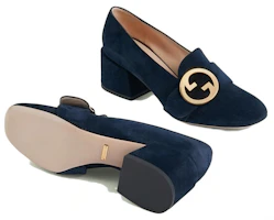 Purchase (Women) Gucci Blondie Loafer 'Black Velvet' 700053-C6G00-4552