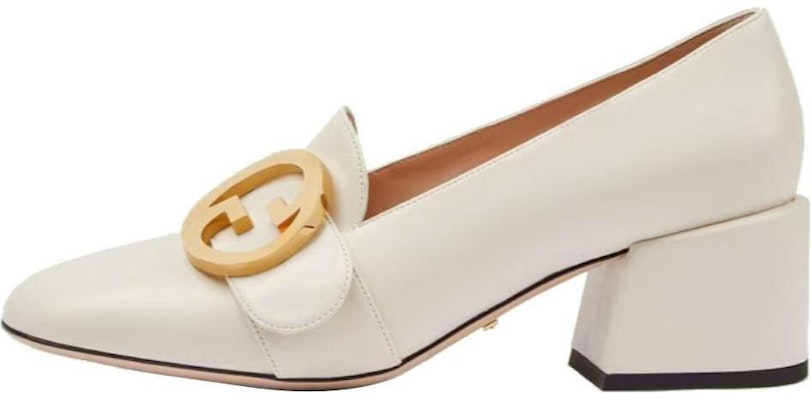 (Women) Gucci Blondie pump 'White Leather' 700053-C9D00-9022 Buy (Women) Gucci Blondie pump 'White Leather' 700053-C9D00-9022