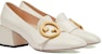 (W) Gucci Blondie Pump 'Kulit Putih' 700053-C9D00-9022