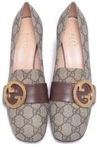 (W) Gucci Blondie Pump GG Supreme Kanvas 'Beige Ebony' 701711-9I650-9769 Shop (W) Gucci Blondie Pump GG Supreme Kanvas 'Beige Ebony' 701711-9I650-9769