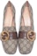 Shop (W) Gucci Blondie pump GG Supreme kanvas 'Beige Ebony' 701711-9I650-9769