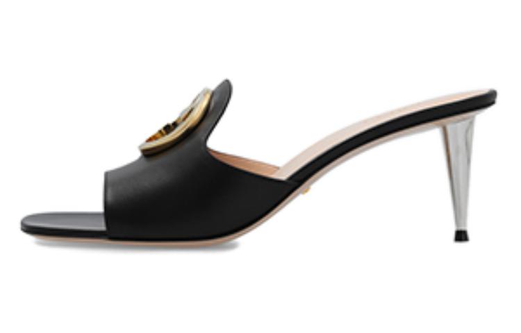 (Women) Gucci Blondie Slide 'Black Leather' 723391-C9D00-1000