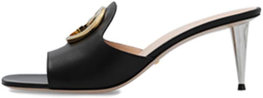 (Women) Gucci Blondie Slide 'Black Leather' 723391-C9D00-1000 (Women) Gucci Blondie Slide 'Black Leather' 723391-C9D00-1000