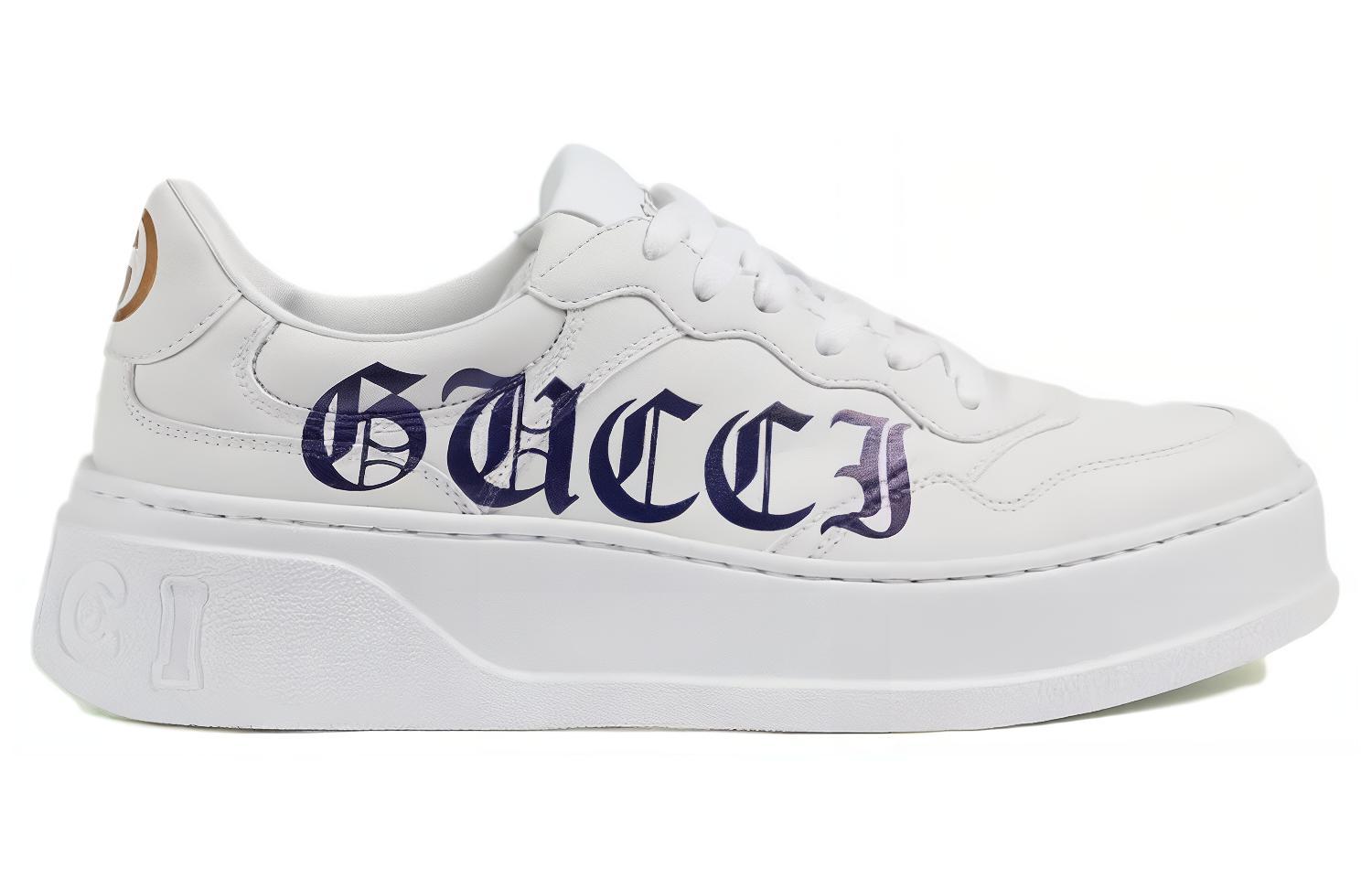 (W) Gucci Blooming Love Sneakers 'White Black' 圖 2
