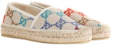 Order (W) Gucci Espadrilles Linen Biru GG 'Beige Multicolor' 678036-UFT70-8470