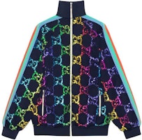 (Women) Gucci Blue GG Sequin Tech Fabric Jacket 546393-XJAD4-4818 (Women) Gucci Blue GG Sequin Tech Fabric Jacket 546393-XJAD4-4818