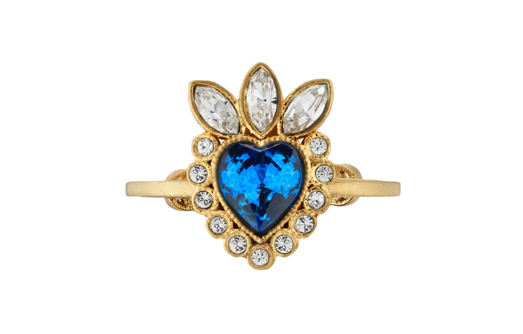 Order (Women) GUCCI Blue Heart Metal Ring 661400-I4769-8397