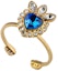 Shop (Women) GUCCI Blue Heart Metal Ring 661400-I4769-8397