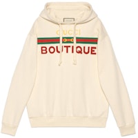 (Women) Gucci Boutique Graphic Hoodie Women’s Beige 615061-XJCKX-9230 (Women) Gucci Boutique Graphic Hoodie Women’s Beige 615061-XJCKX-9230
