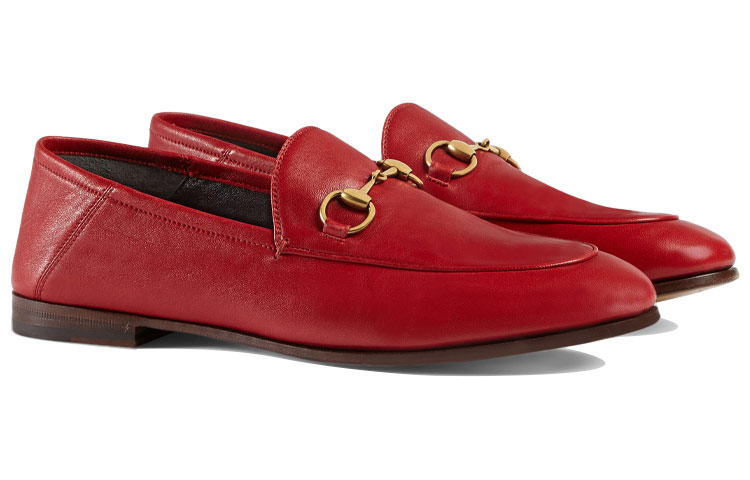 (W) Gucci Brixton Series Shoe Red 圖 3