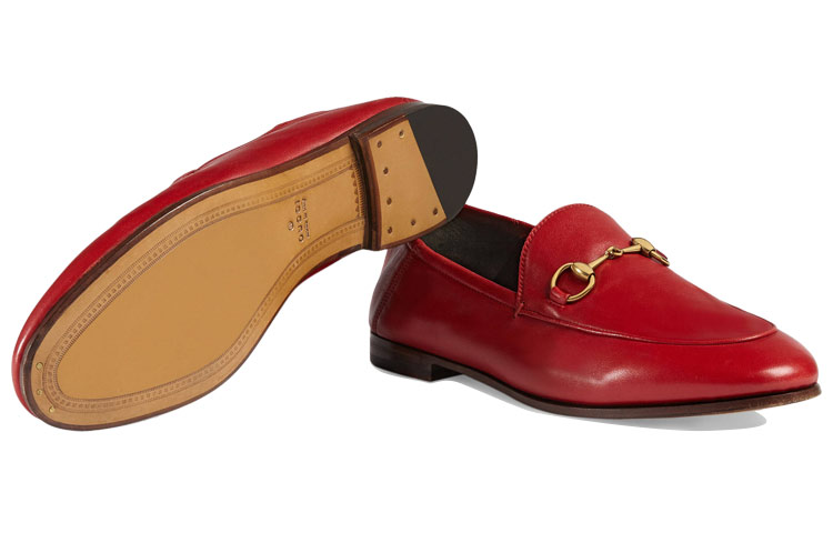 (W) Gucci Brixton Series Shoe Red 圖 6