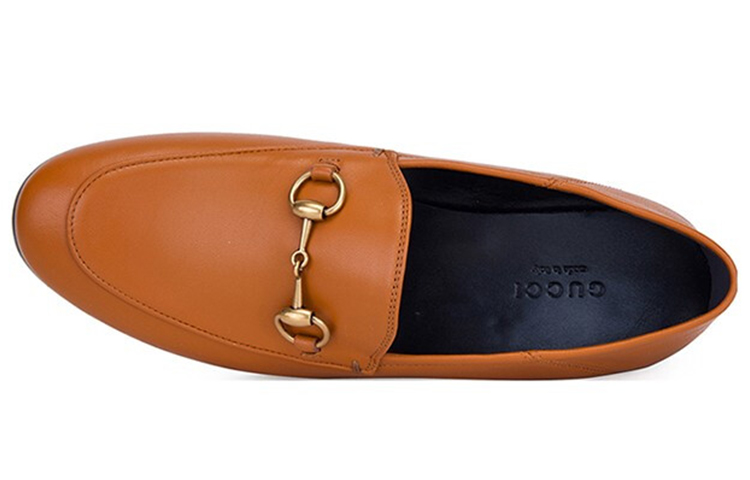 Lookbook GUCCI 古奇 Brixton馬嚼鈴 平底樂福鞋 女款 棕色