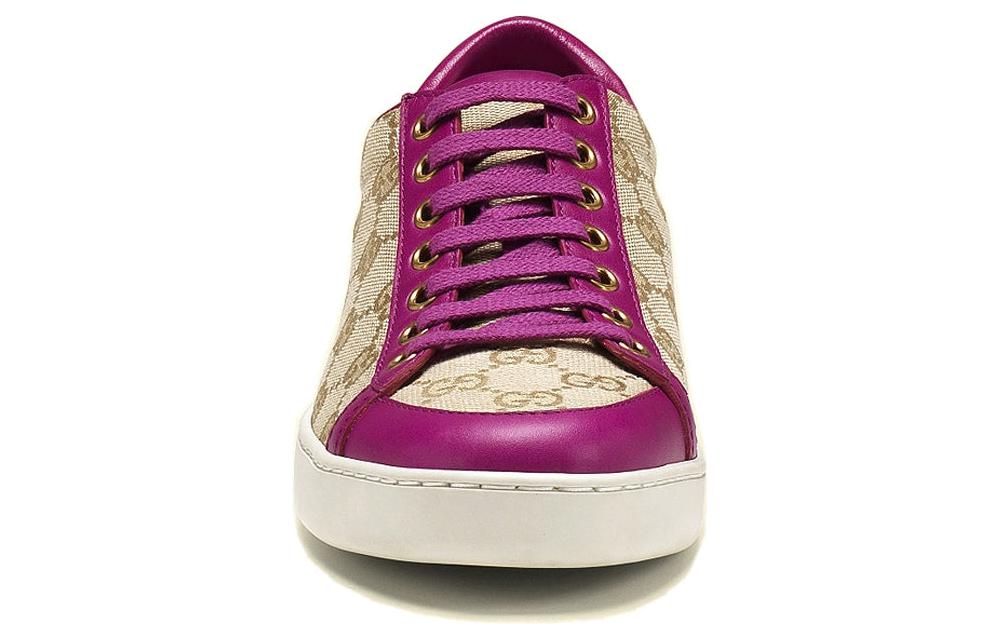 (W) Gucci Brooklyn GG Sneakers 'Beige Fuchsia' 圖 3