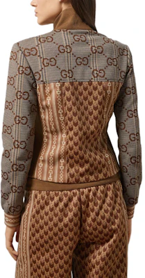 (Women) Gucci Brown Letter Zip-Up Casual Long-Sleeve Jacket 767025-XJF7V-2481 Shop (Women) Gucci Brown Letter Zip-Up Casual Long-Sleeve Jacket 767025-XJF7V-2481