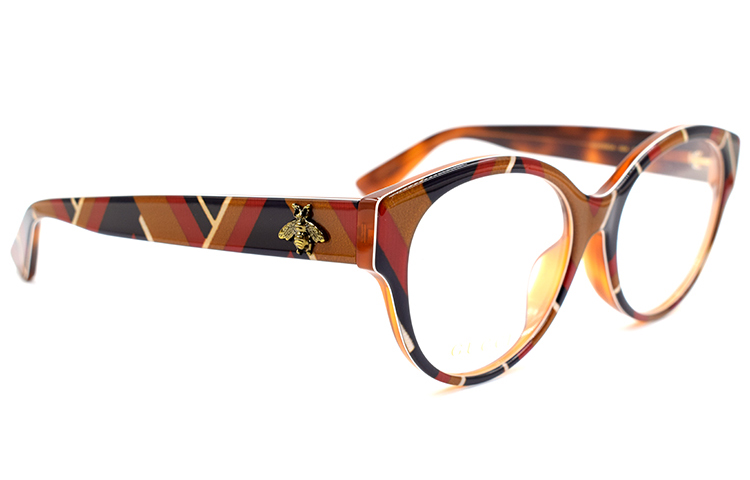 (Women) Gucci Butterfly Optical Glasses Bee Double G Frames GG0099OA-004 圖 4