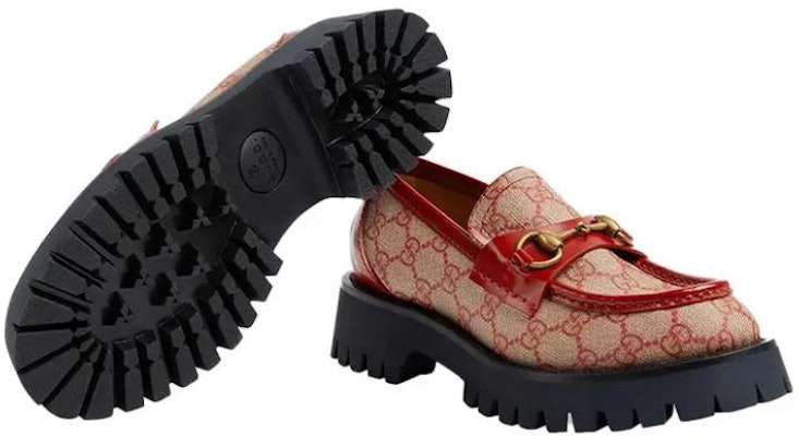 (W) Gucci Kanvas 'CNY Tapak Tebal Merah Tahun Arnab Edisi Terhad' 723283-FABN2-8343 Details for (W) Gucci Kanvas 'CNY Tapak Tebal Merah Tahun Arnab Edisi Terhad' 723283-FABN2-8343