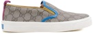 (W) Gucci Canvas Kasut Fesyen 'Kelabu Biru' 408511-KLQO0-9770
