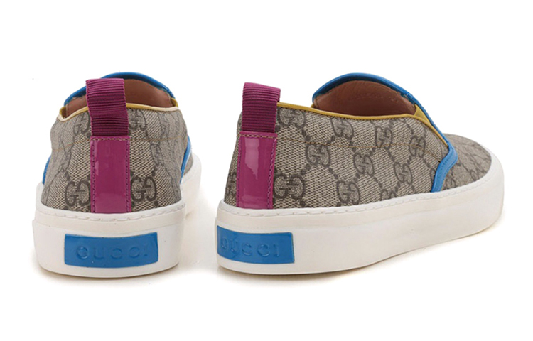 Purchase (Women) Gucci Canvas Fashion Sneaker 'Grey Blue' 408511-KLQO0-9770
