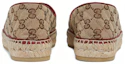 Shop (W) Gucci Canvas Visserschoenen ''Double G Bruin-Rood'' 621239-KQWM0-9761