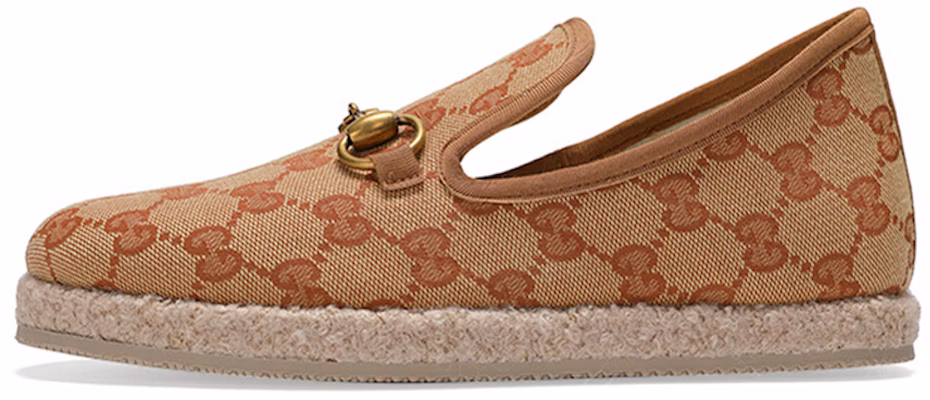 (Women) Gucci Canvas Flat 'Brown' 609424-HVK10-8370 Buy (Women) Gucci Canvas Flat 'Brown' 609424-HVK10-8370
