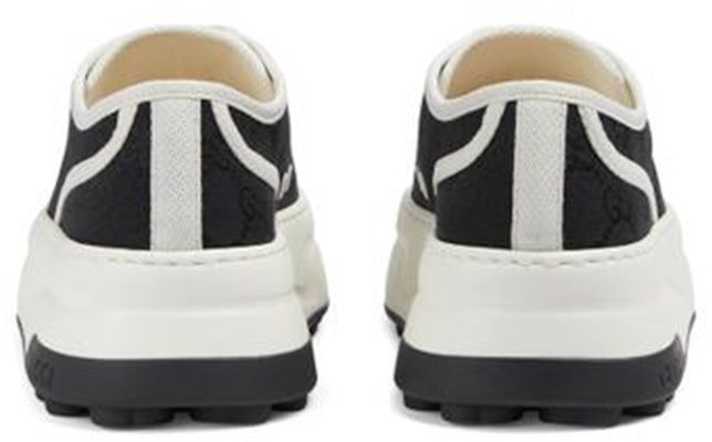 (Women) Gucci Canvas Low-Top Lace-Up 'Black and White' 746766-20Q20-1043 Shop (Women) Gucci Canvas Low-Top Lace-Up 'Black and White' 746766-20Q20-1043