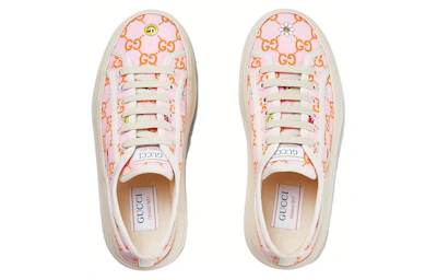 (Women) Gucci Canvas Low Top 'Comfortable Versatile Pink'